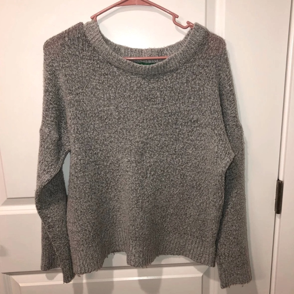 Gray sweater